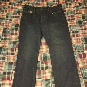 Everlane Slim 4-way Stretch Organic Jeans, Deep Indigo, sz 36x32